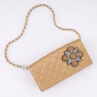 Chanel Gold Quilted Satin Crystal Embellished Evening Bag - Sold for $2,304 on 10-11-2026 (Lot 664).jpg